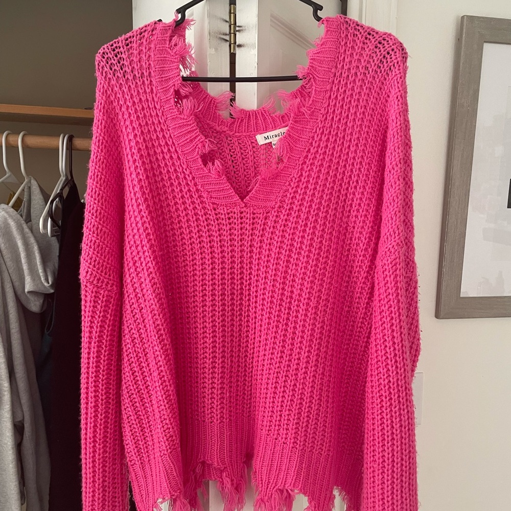 Hot Pink Sweater